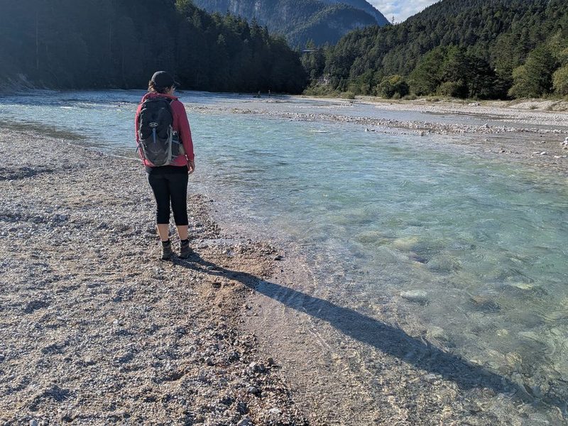 An der Isar nahe Scharnitz