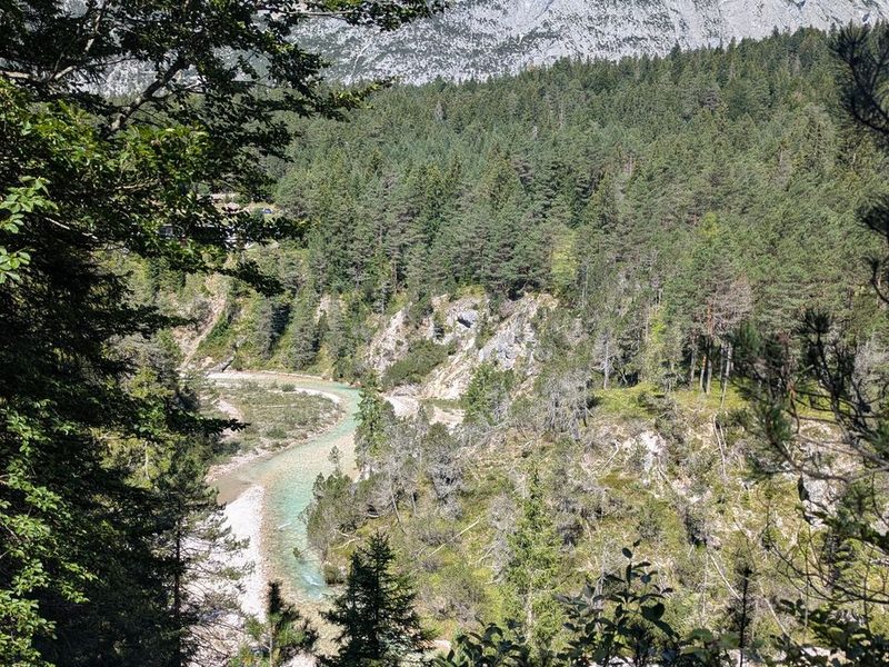 Blick über das Isartal von oben