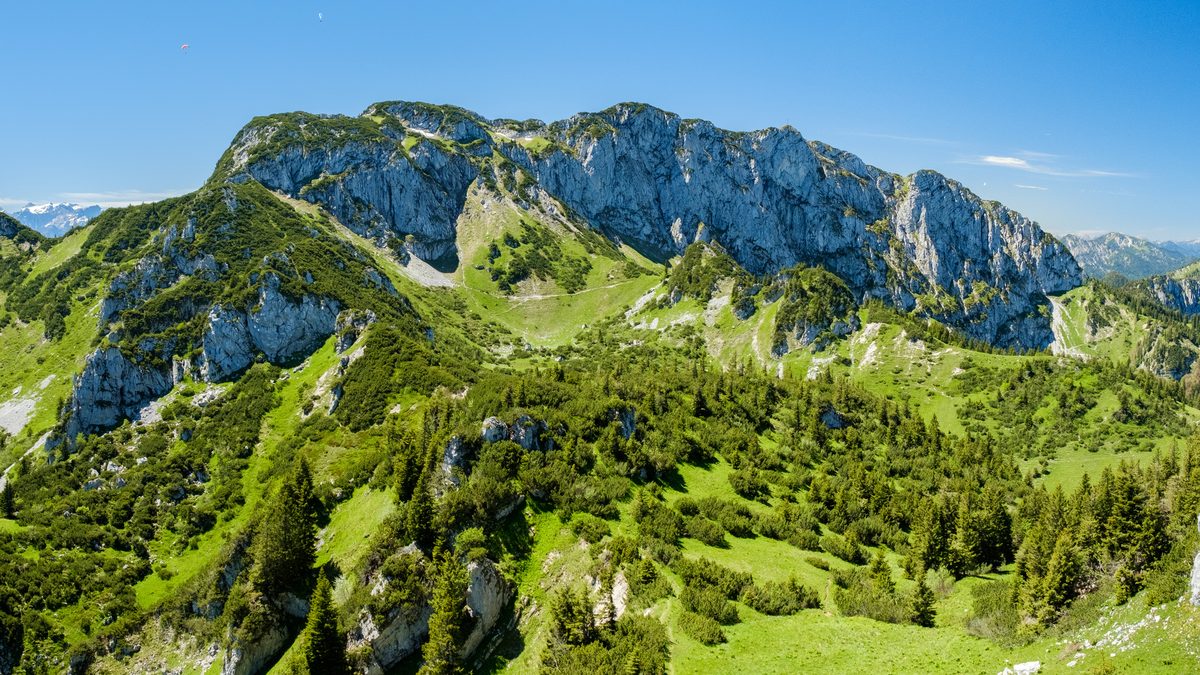 Die Nordseite der Benediktenwand