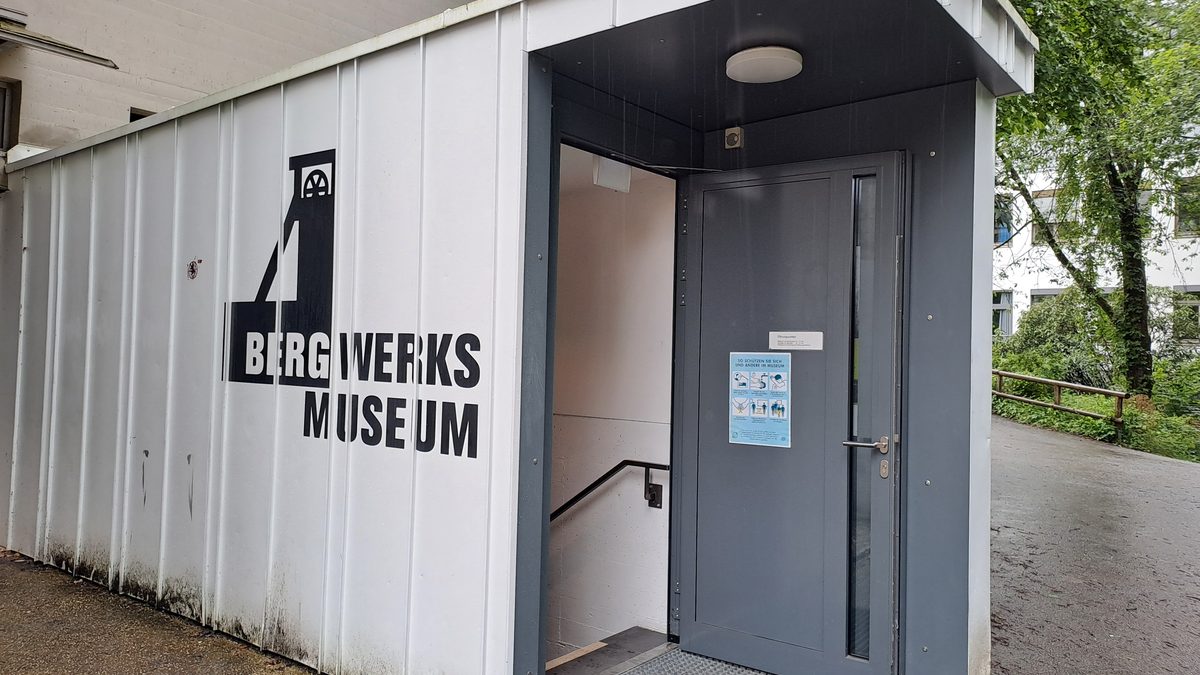 Eingang des Bergwerksmuseums in Penzberg