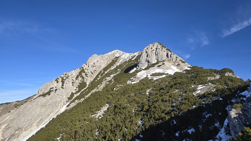 Die Brunnsteinspitze, vom Brunnsteinkopf aus gesehen