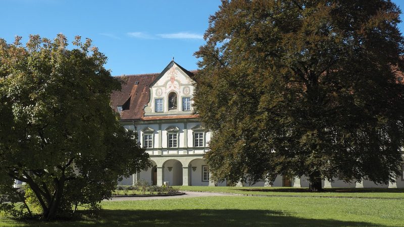 Der Innenhof des Klosters Benediktbeuern
