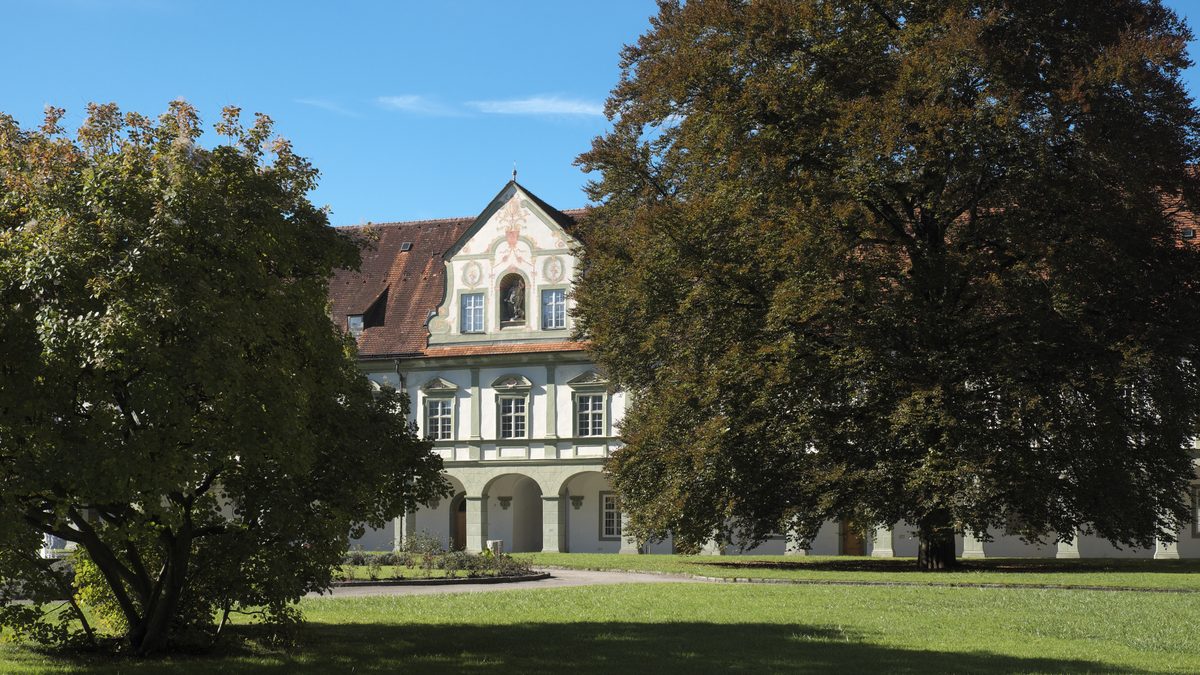 Der Innenhof des Klosters Benediktbeuern
