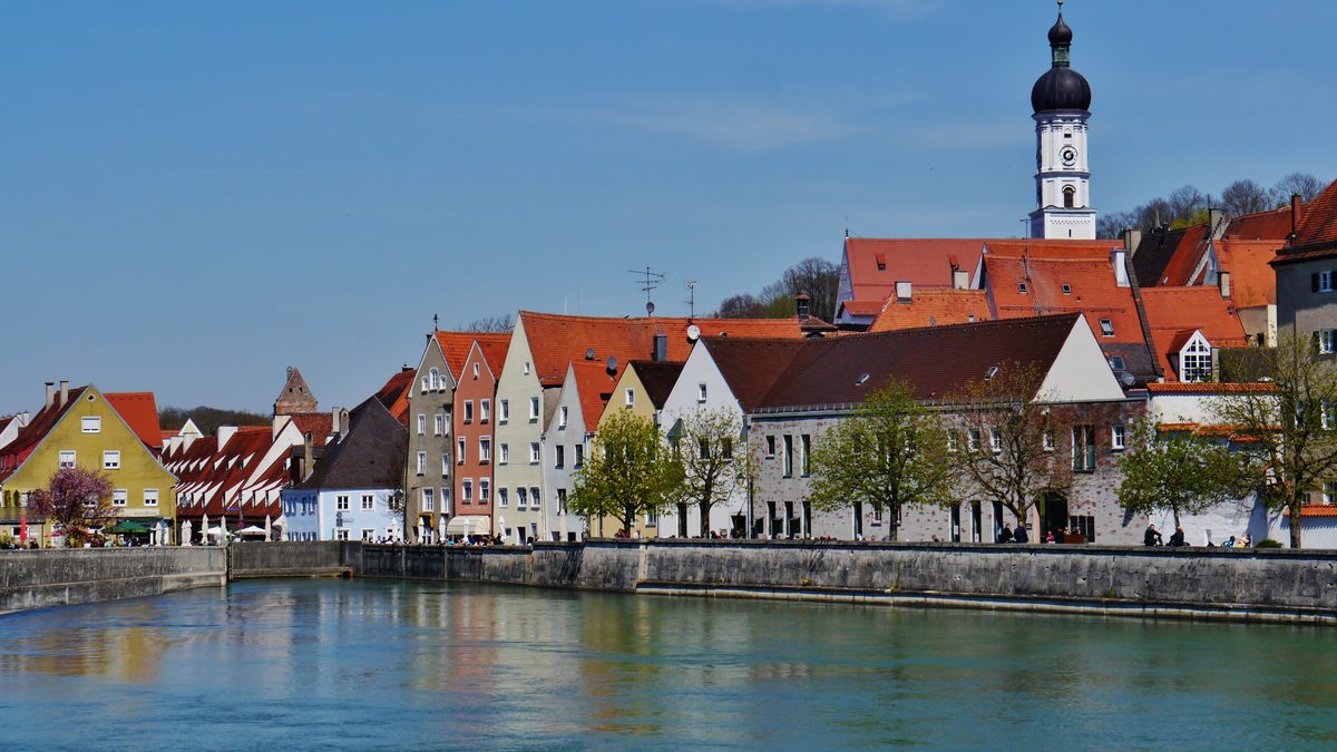 Die Altstadt von Landsberg am Lech