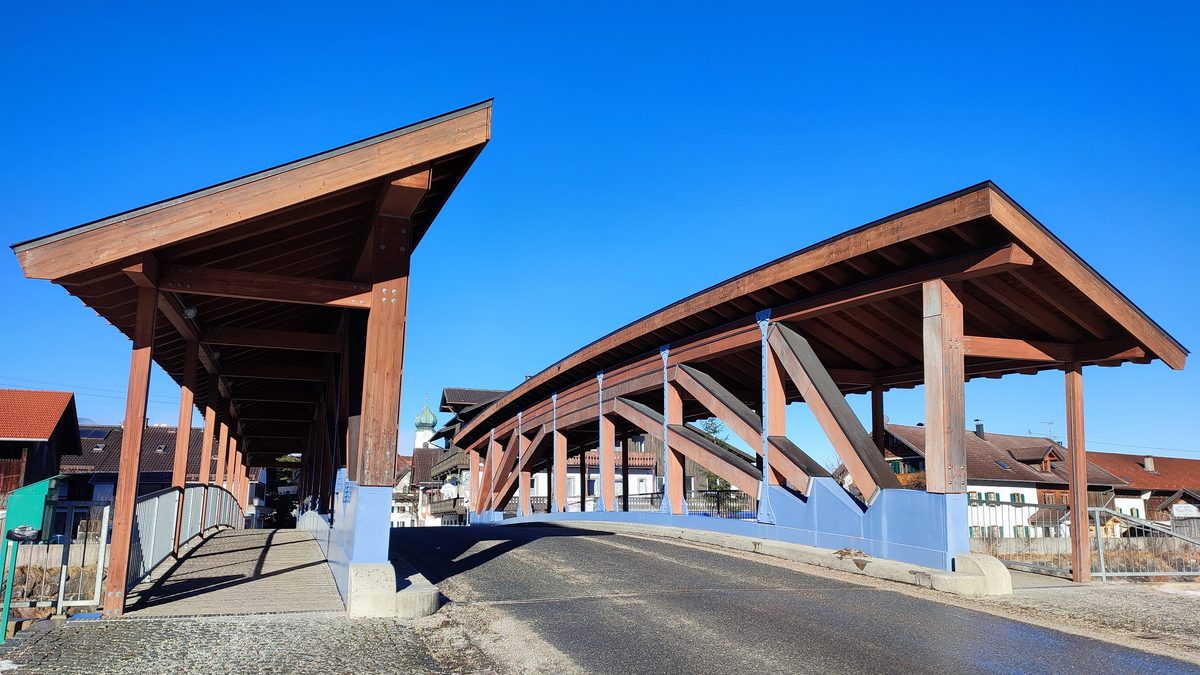 Loisachbrücke in Eschenlohe
