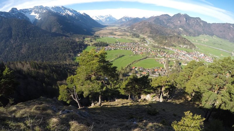 Das Loisachtal zwischen Murnau und Garmisch