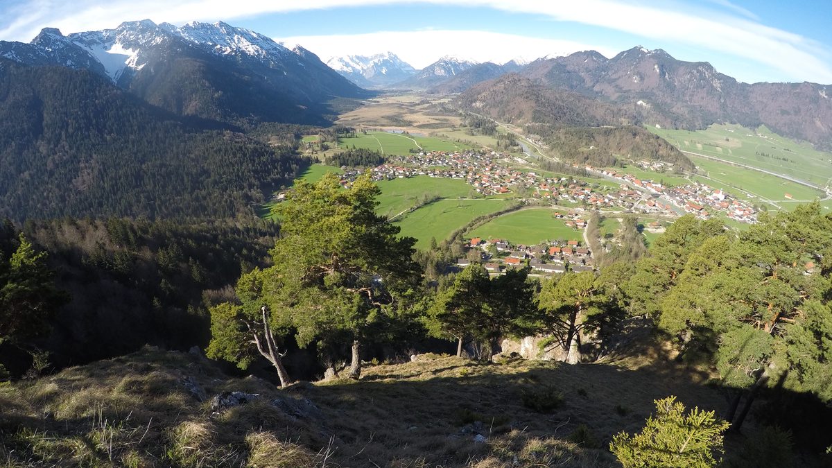 Das Loisachtal zwischen Murnau und Garmisch
