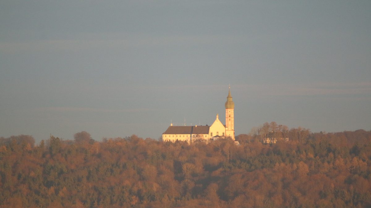 Kloster Andechs von Westen