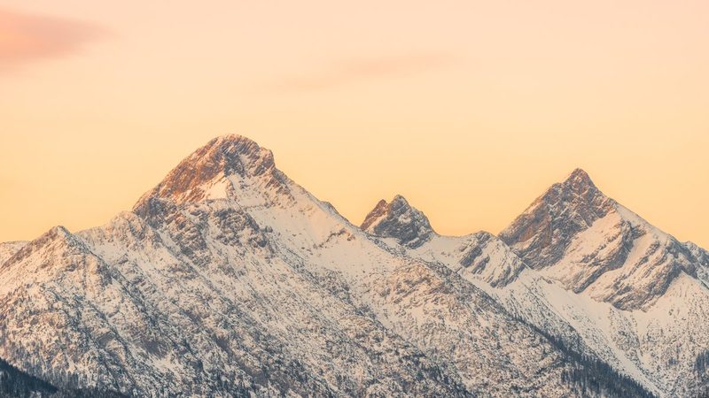 Die Arnspitzen bei Mittenwald