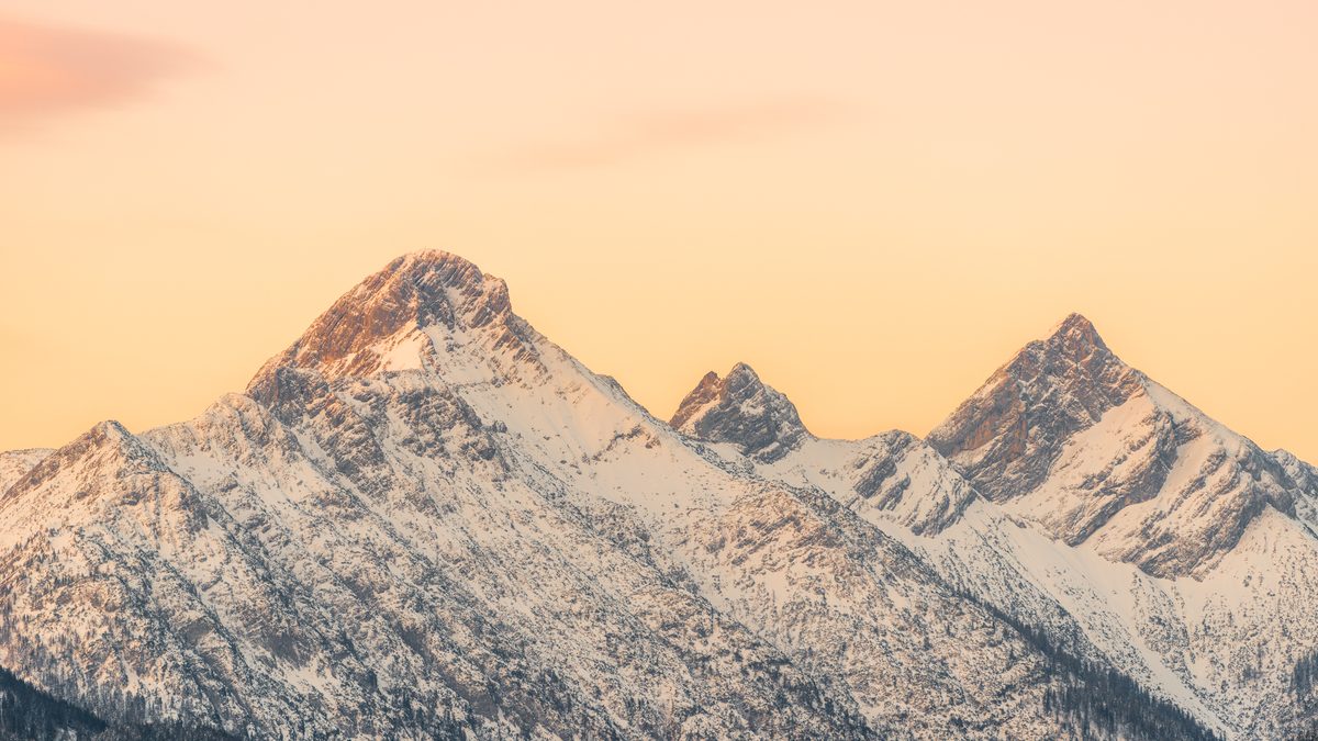 Die Arnspitzen bei Mittenwald