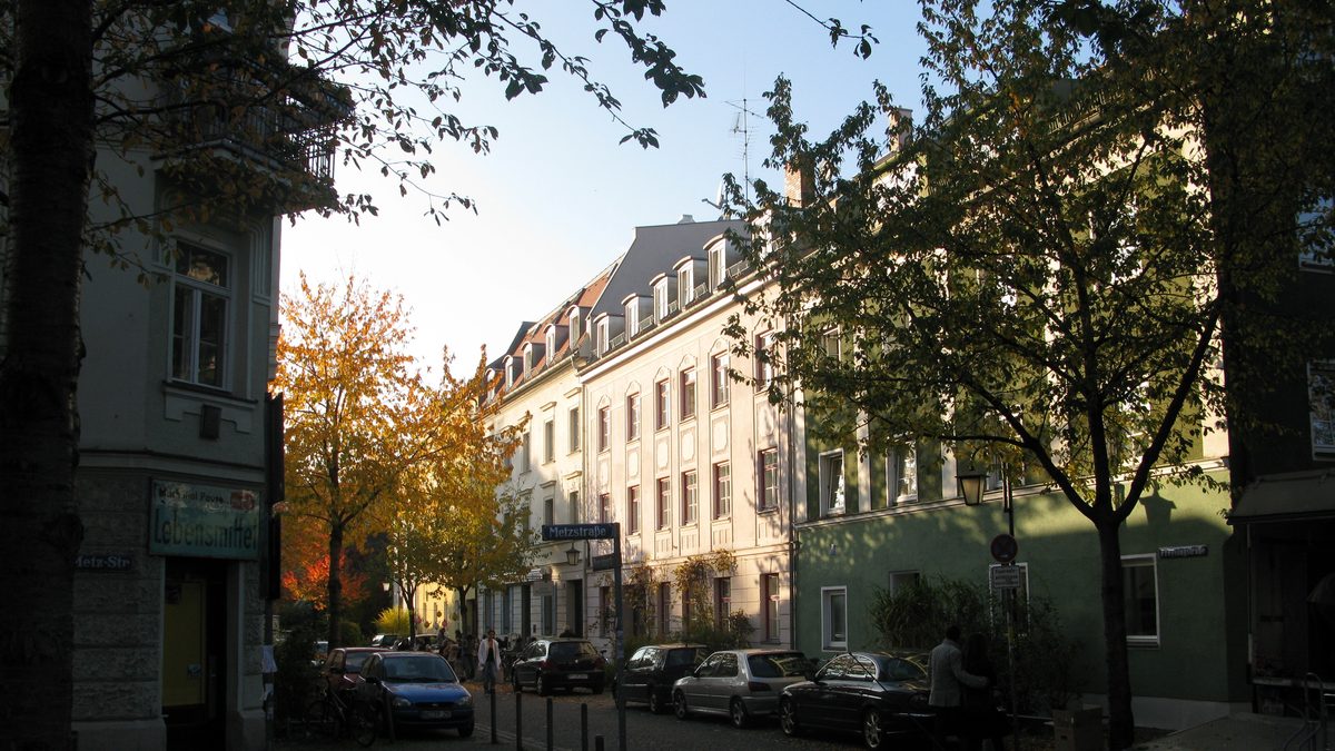 Alte Herbergshäuser in der Preysingstraße