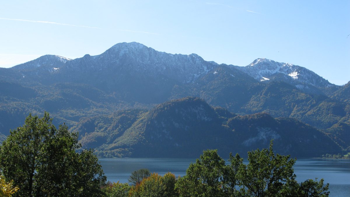 Herzogstand und Heimgarten über dem Kochelsee