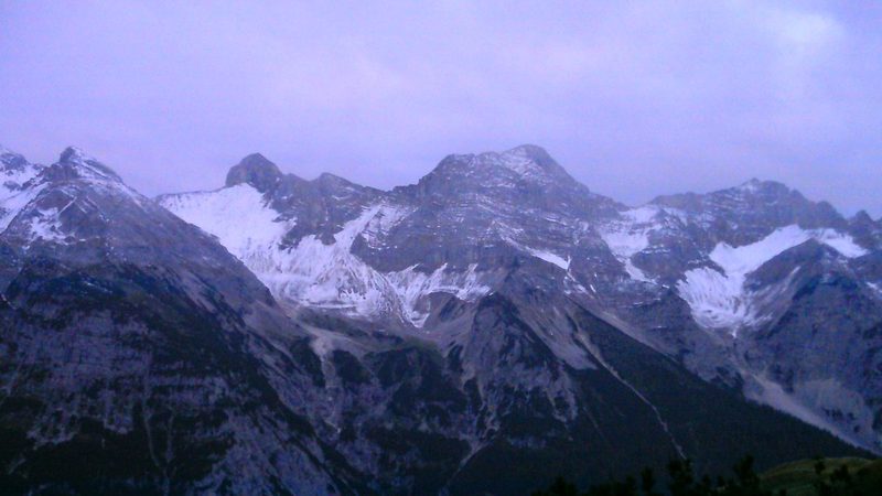 Die Hinterautalkette im Karwendel