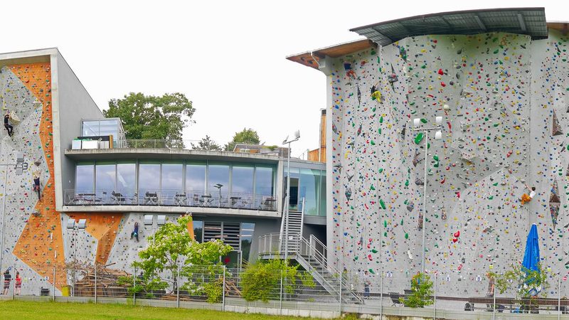 Kletterwände im DAV-Zentrum Thalkirchen