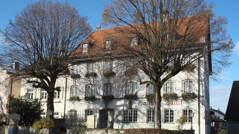 Der historische Gasthof Zantl in der Salzstraße in Bad Tölz