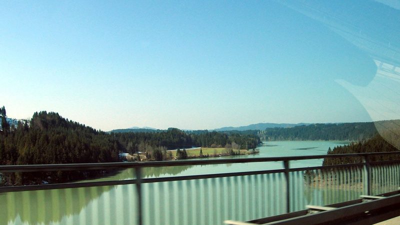 Der Lech bei Schongau im Frühjahr