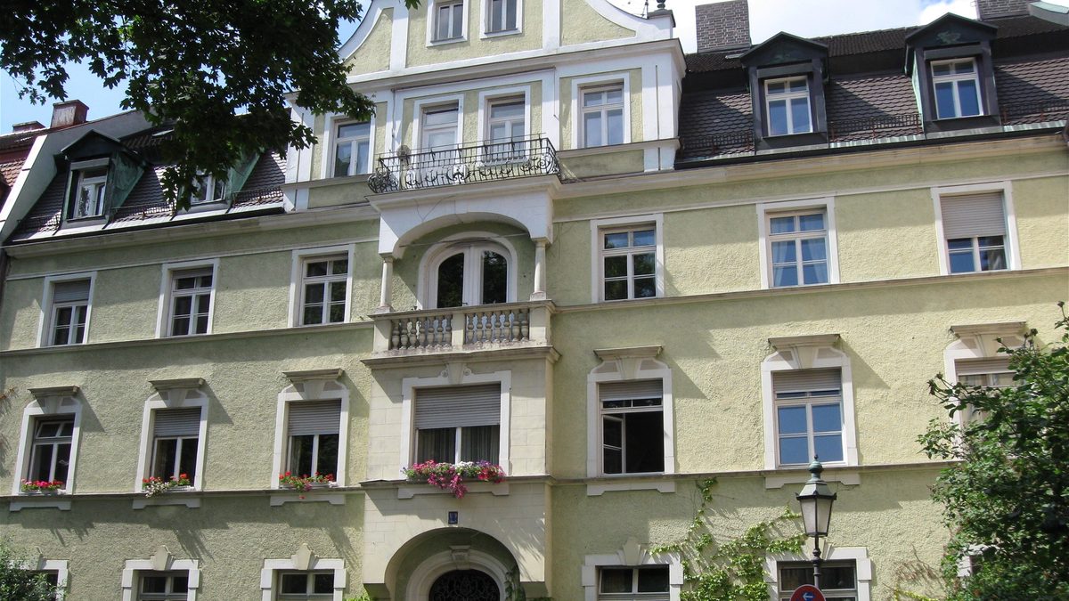 Gründerzeitfassade am St.-Anna-Platz