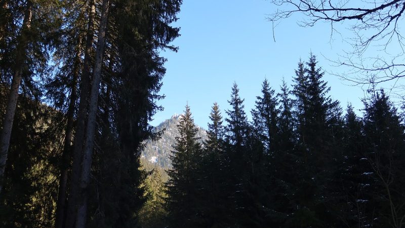 Blick auf den Leonhardstein bei Kreuth