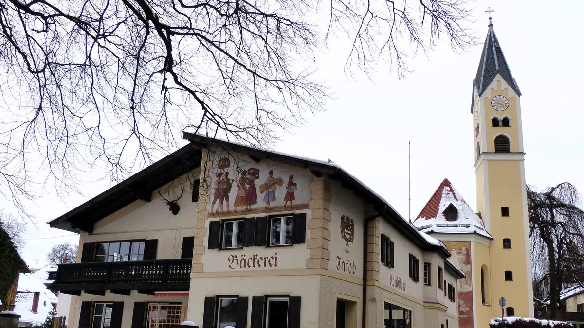 Die Pfarrkirche in Feldafing