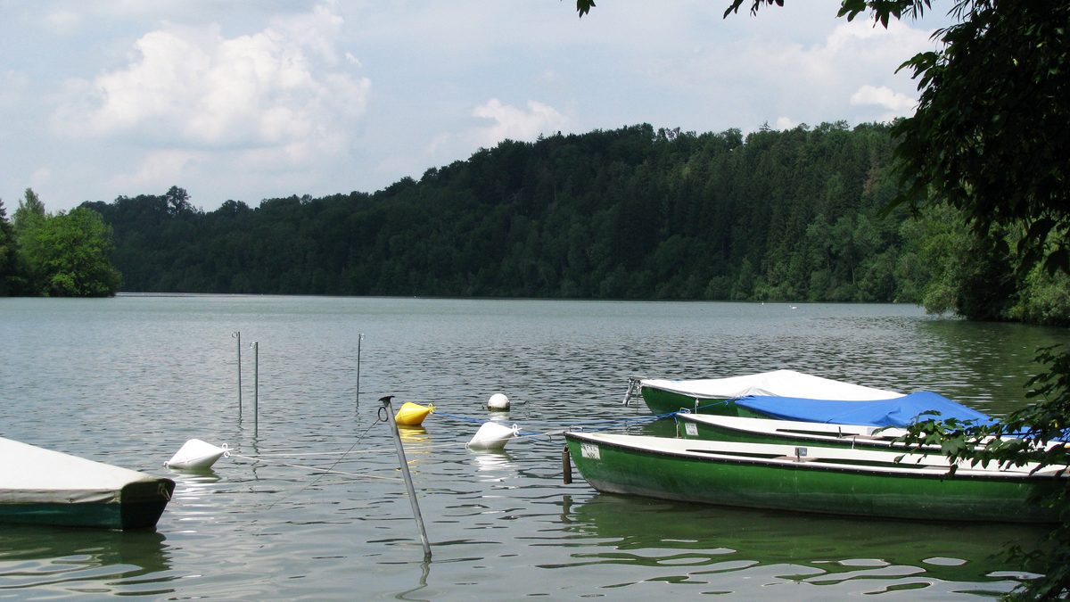 Der Lech bei Landsberg nahe der Pössinger Au