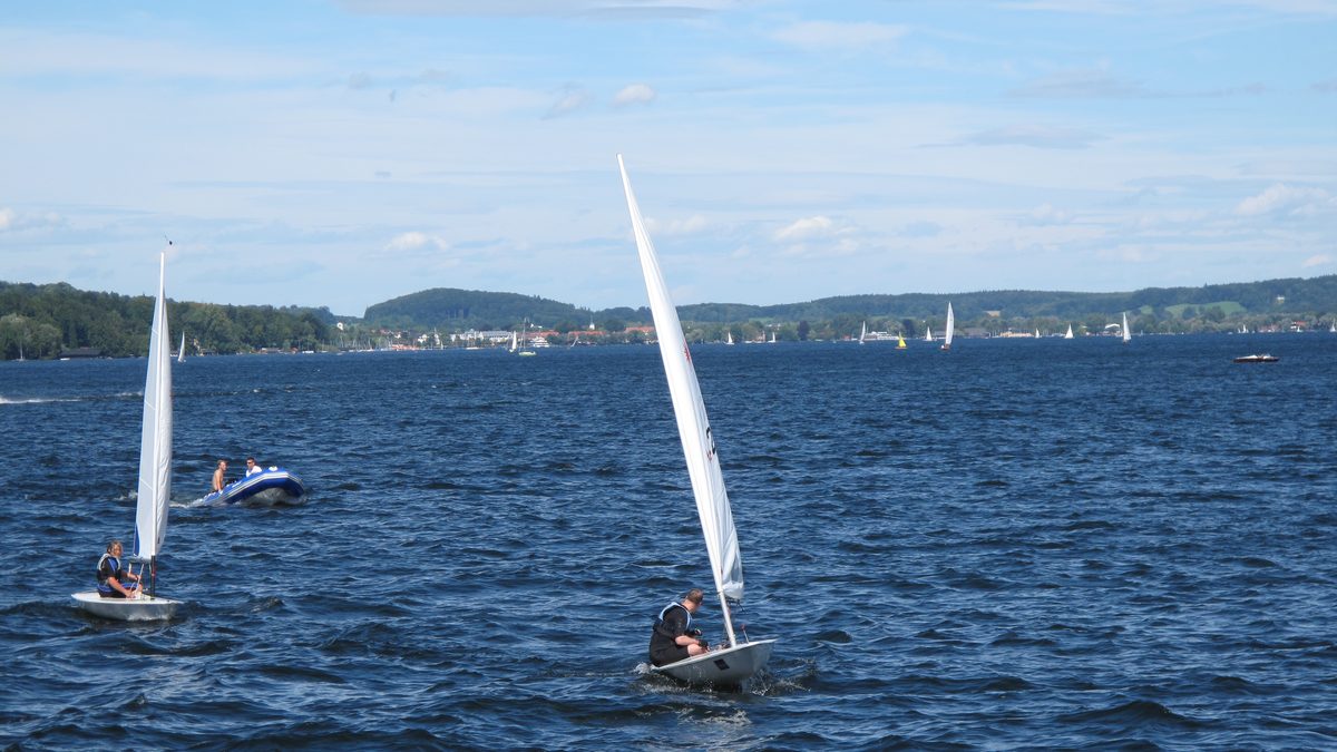 Segler auf dem Starnberger See