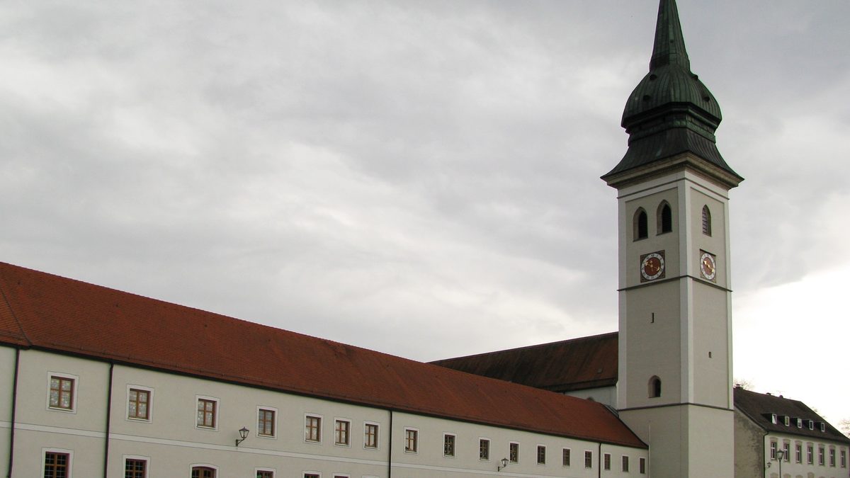 Die ehemalige Klosterkirche in Rottenbuch