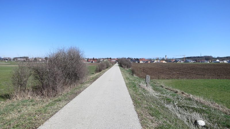 Radweg Sachsenrieder Bähnle bei Mauerstetten