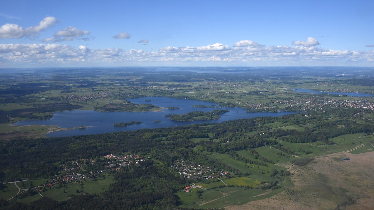 Der Staffelsee mit seinen Inseln
